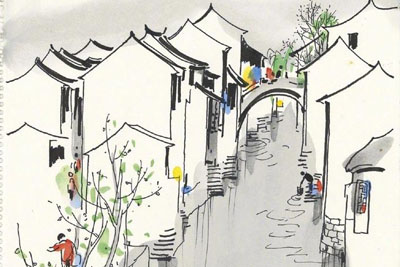 吳冠中畫作欣賞